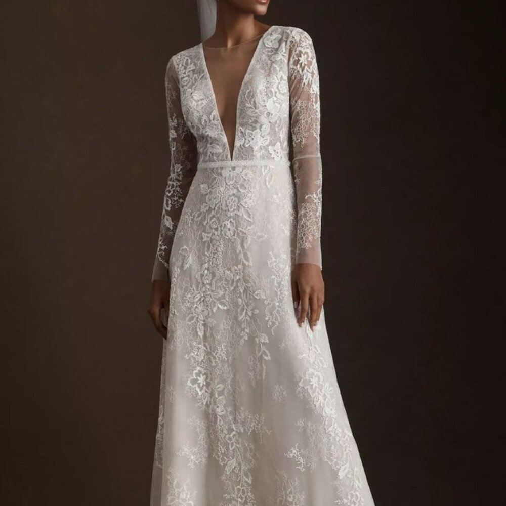 Anthropologie Riki Dalal Joan Wedding Gown Size 8 NEW